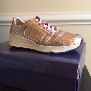 Steve Madden rose gold sneakers